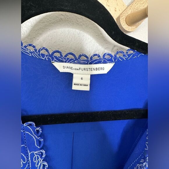 Diane Von Furstenberg Aria Dress Sz 6 - Picture 6 of 11